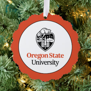 Oregon State University Ornament Card