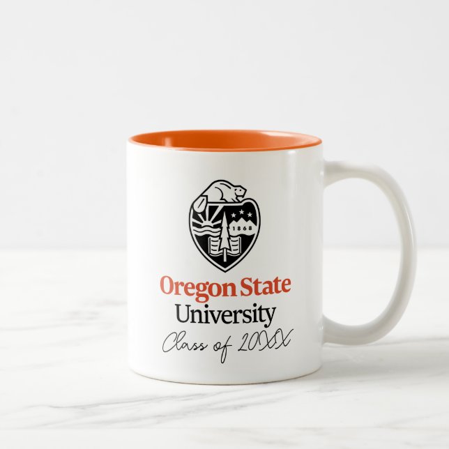 Oregon State University Two-Tone Coffee Mug (Right)