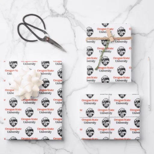 Oregon State University Wrapping Paper Sheets