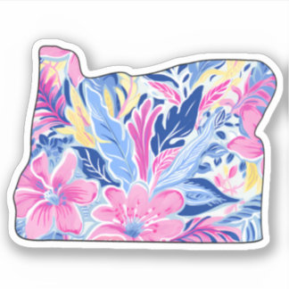 Oregon - Summer Sticker - Lilly Inspired