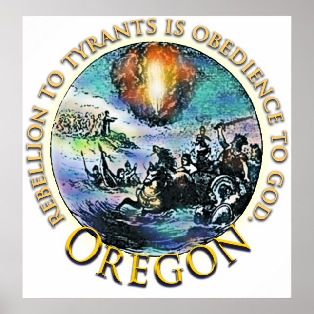 Oregon Tea Party Poster (Front)