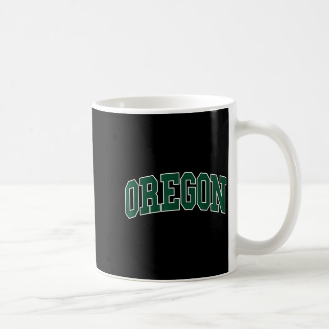 Oregon - Throwback Design - Clic  Coffee Mug (Right)