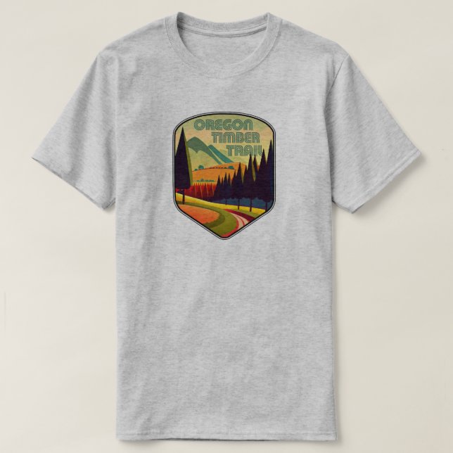 Oregon Timber Trail Colors T-Shirt (Design Front)