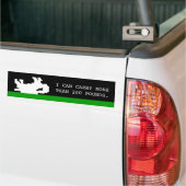 Oregon Trail Buffalo Bumper Sticker (On Truck)
