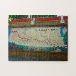 Oregon Trail Map. Jigsaw Puzzle