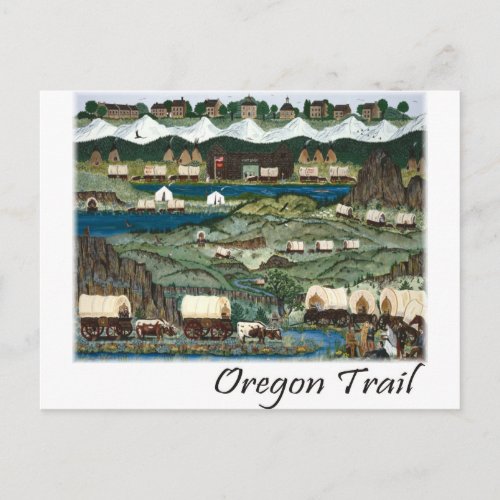 Oregon Trail Postcard