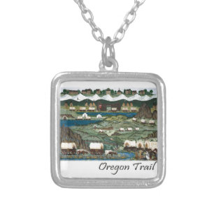 Oregon Trail Silver Plated Necklace