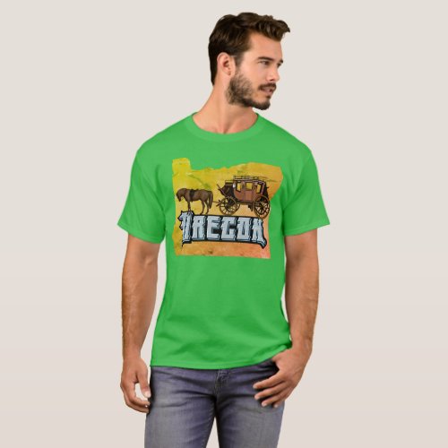 Oregon Trails Wagon T_Shirt