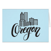 Oregon Typography Design (Front Horizontal)