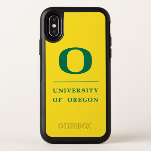 Oregon  University of Oregon Logo OtterBox Symmetry iPhone X Case