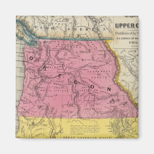 Oregon & Upper California Magnet (Front)
