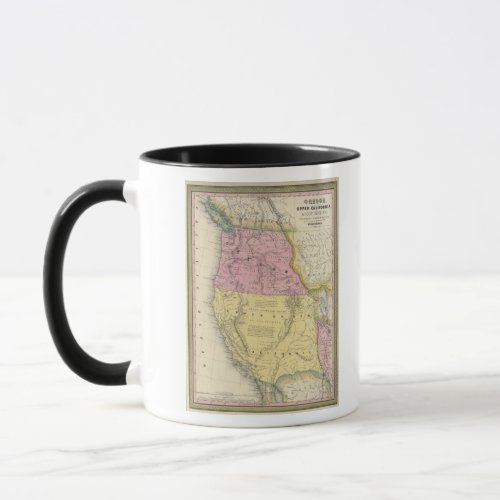 Oregon Upper California  New Mexico Mug