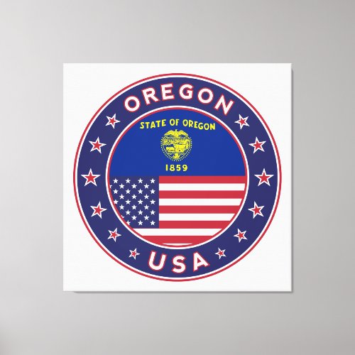 Oregon USA States Oregon poster canvas