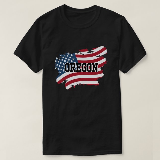 Oregon USA T-Shirt (Design Front)