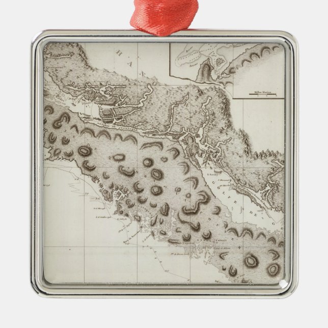 Oregon Washington British Columbia Metal Ornament (Front)