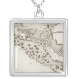 Oregon Washington British Columbia Silver Plated Necklace