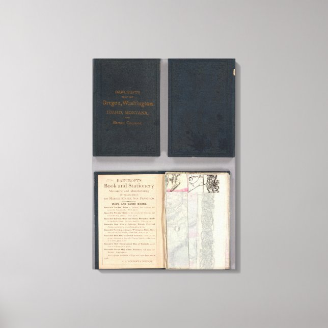 Oregon, Washington, Idaho, Montana Canvas Print (Front)