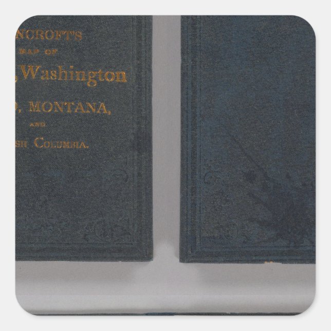 Oregon, Washington, Idaho, Montana Square Sticker (Front)