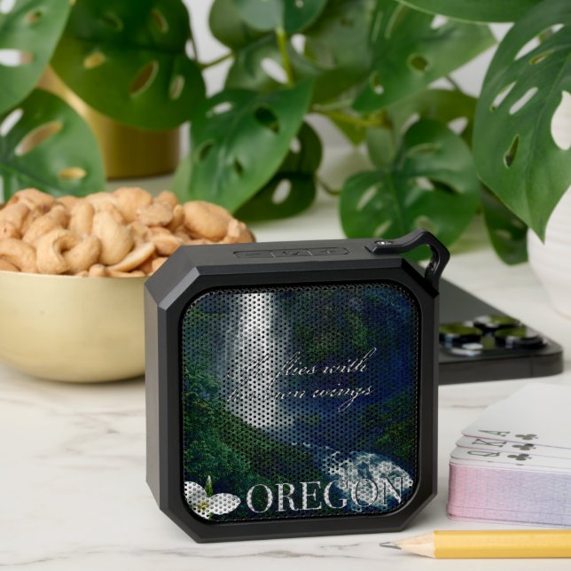 Oregon Waterfall Poster Bluetooth Speaker (Insitu(Table))