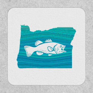 Oregon Wave Fishing Patch