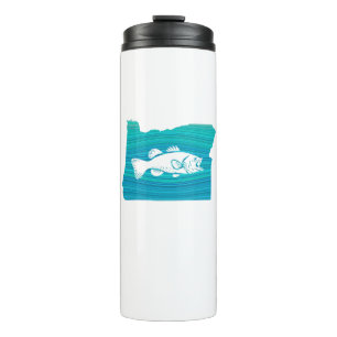 Oregon Wave Fishing Thermal Tumbler