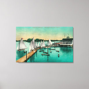 Oregon Yacht Club Canvas Print