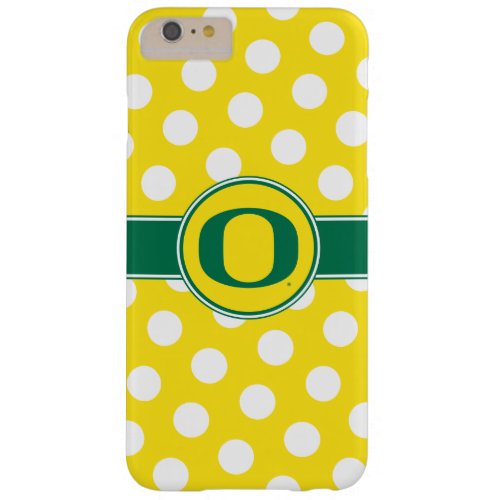 Oregon  Yellow Polka Dot Pattern Barely There iPhone 6 Plus Case