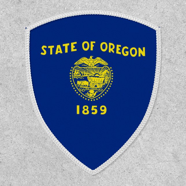 Oregonian Flag, Flag of Oregon Patch (Front)