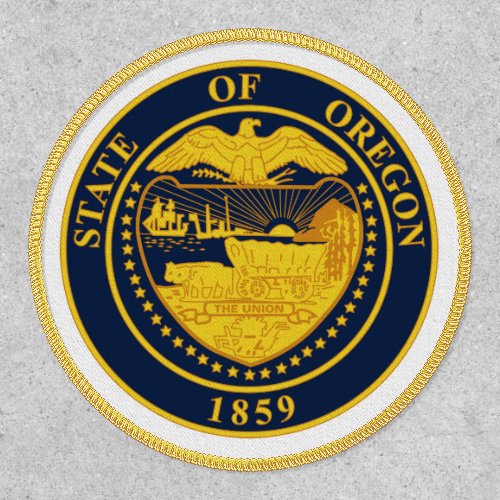 Oregonian Seal Seal of Oregon Patch