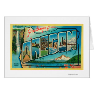 OregonLarge Letter Scenes 2 Cards