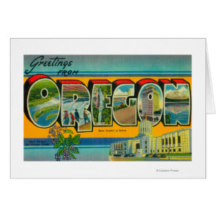 OregonLarge Letter Scenes 3 Cards