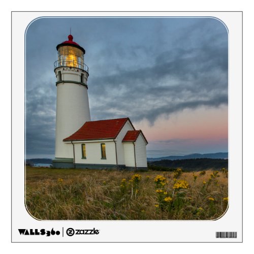 Oregons oldest lighthouse at Cape Blanco State Wall Sticker