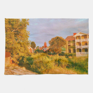 Öregrund, Roslagen, Sweden Kitchen Towel
