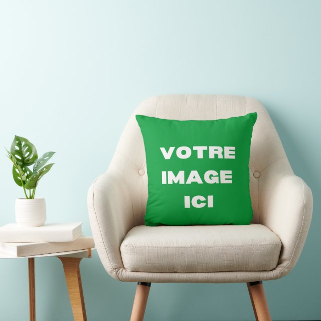 Oreiller - Votre image ici - personnalisée Throw Pillow (Chair)