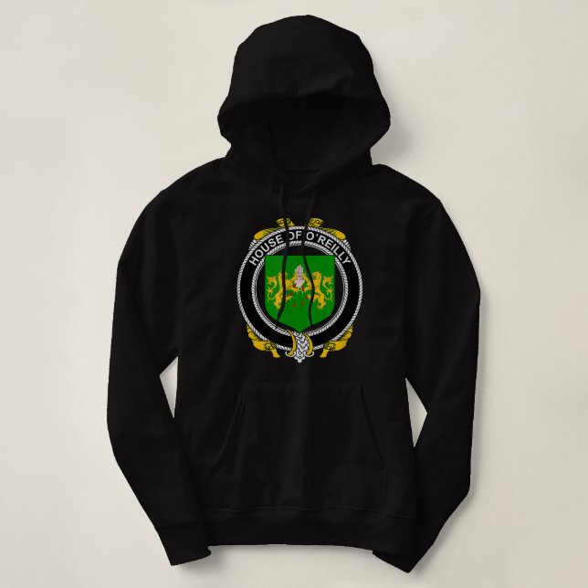O'Reilly Coat of Arms  Family Crest  Hoodie (Design Front)