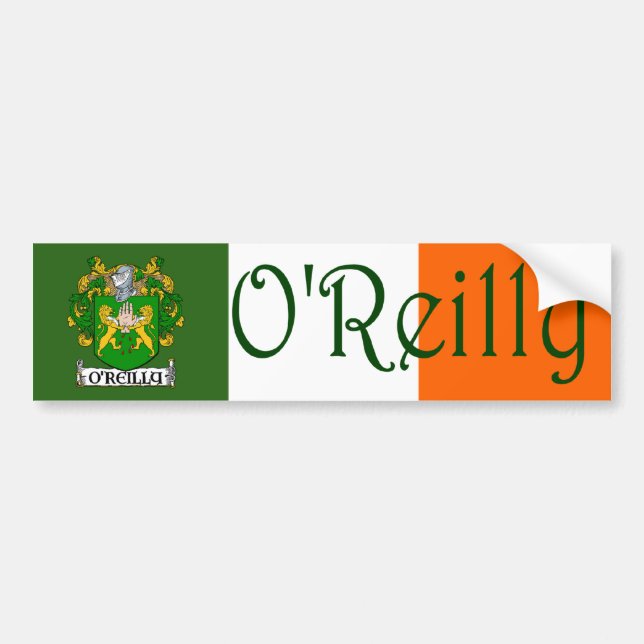 O'Reilly Coat of Arms Flag Bumper Sticker (Front)