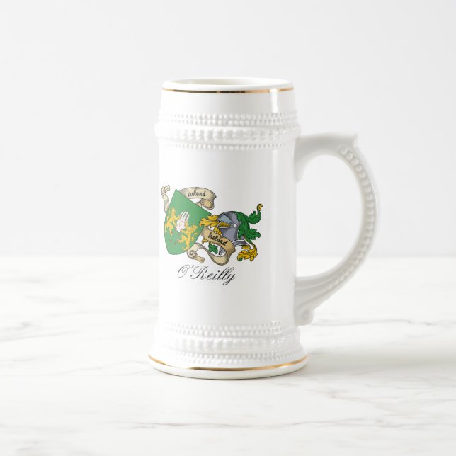 O'Reilly Family Crest Beer Stein (Right)