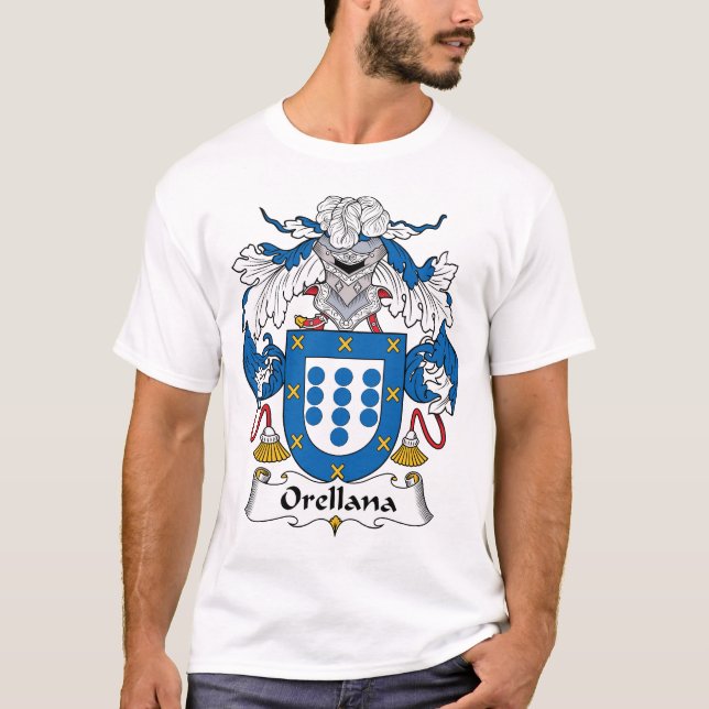Orellana Family Crest T-Shirt (Front)