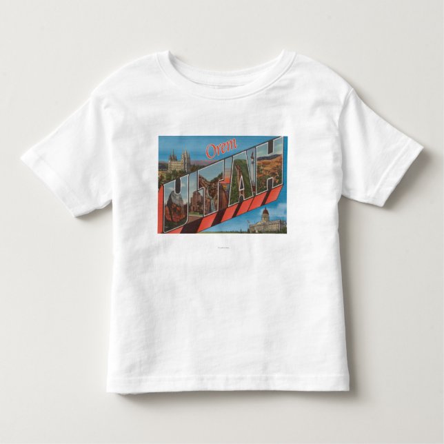 Orem, UtahLarge Letter ScenesOrem, UT Toddler T-shirt (Front)