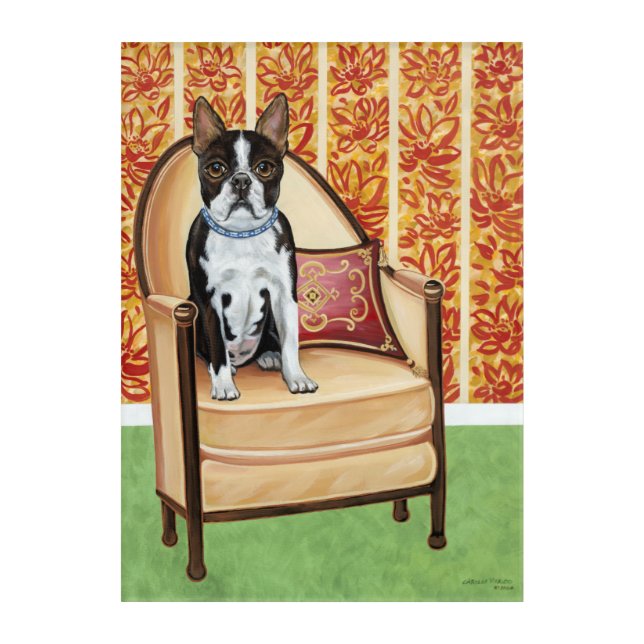 Oreo Cookie Boston Acrylic Print (Front)