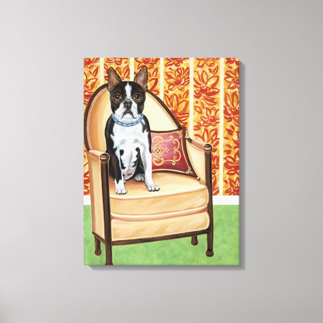 Oreo Cookie Boston Canvas Print (Front)