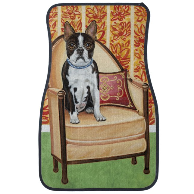 Oreo Cookie Boston Car Mat (Front)