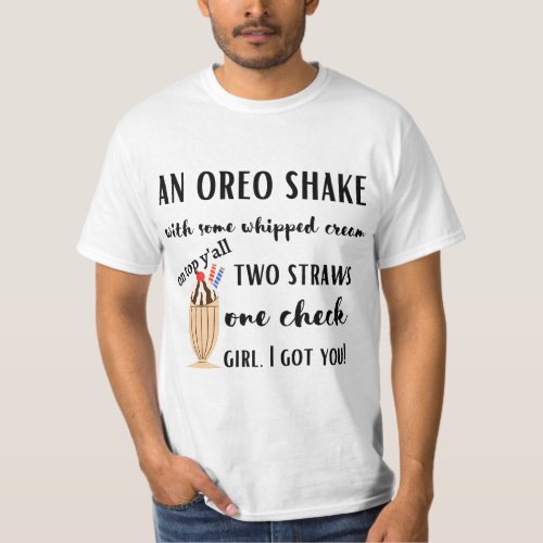 Oreo Shake T_Shirt