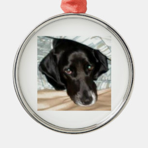 Oreo the English Springer Spaniel Dog Metal Ornament