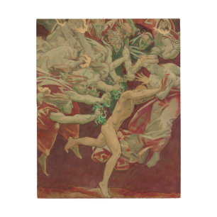 Orestes and the Furies by John Singer Sargent Wood Wall Art