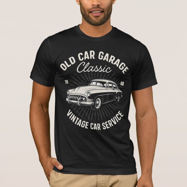 OREXO “Classic Garage '48” T-Shirt Black (Front)