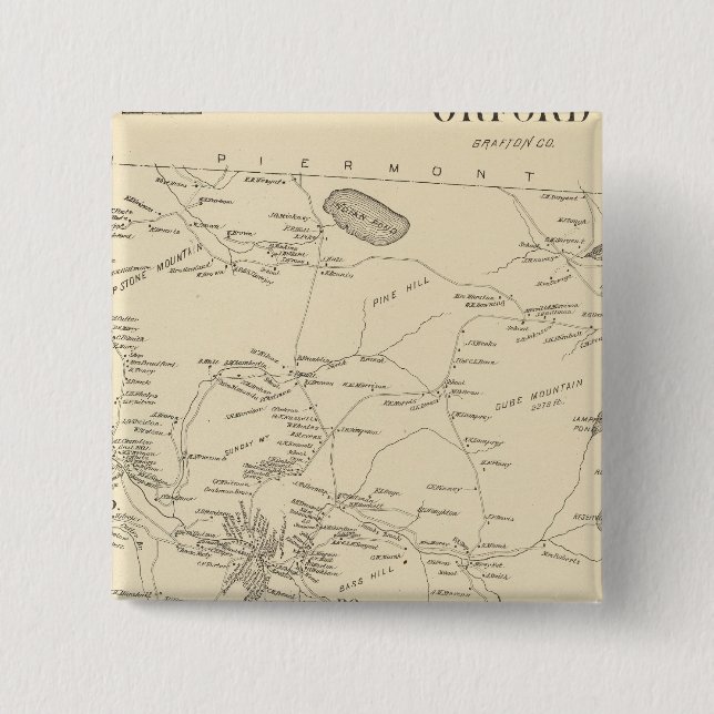 Orford, Grafton Co Pinback Button (Front)