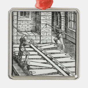 Organ Bellows and Blowers Metal Ornament