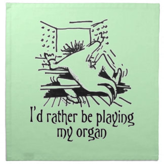 Organ cartoon napkins