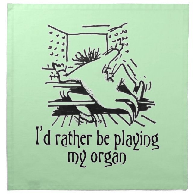 Organ cartoon napkins (Front)